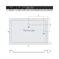MX Elements 1600 X 900 Anti Slip Rectangular Stone Resin Shower Tray -Lumibath Shop MX 1600 x 900 ASSTI Tech