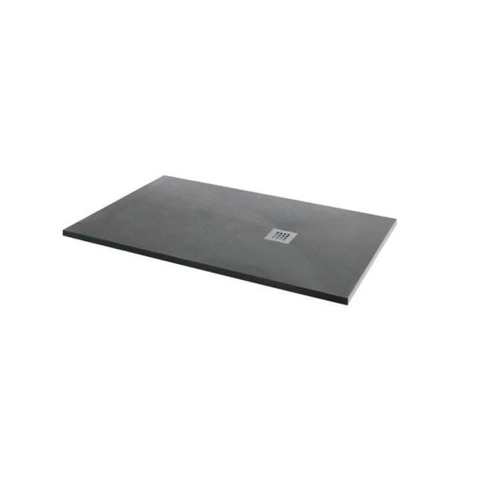 MX Minerals 1700 X 750mm Ash Grey Slate Effect Shower Tray 1 MX Minerals 1700 X 750mm Ash Grey Slate Effect Shower Tray
