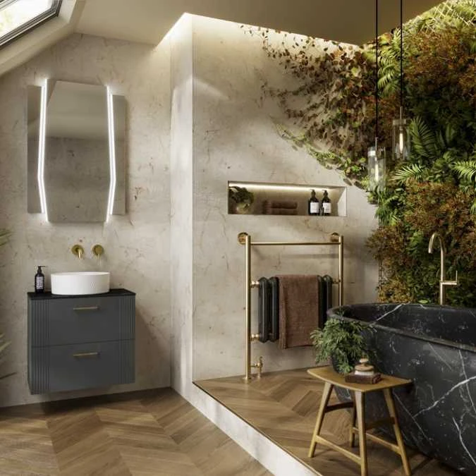 HIB Maxim LED Bathroom Mirror 900 X 800mm 1 HIB Maxim LED Bathroom Mirror 900 X 800mm