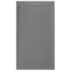 Giorgio Lux Grey Slate Effect Shower Tray - 1000 X 900 - Concealed Waste