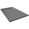 Giorgio Lux Grey Slate Effect Shower Tray - 1200 X 900 - Concealed Waste