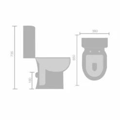 Full Monty Bathroom Suite, Frontline Bathrooms -Lumibath Shop Monty WC Tech 1