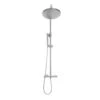Scudo Core Chrome Twin Head Rigid Riser Shower Kit