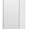 Delaware / Mayford Corner Mirrored Bathroom Cabinet - Gloss White - Nuie