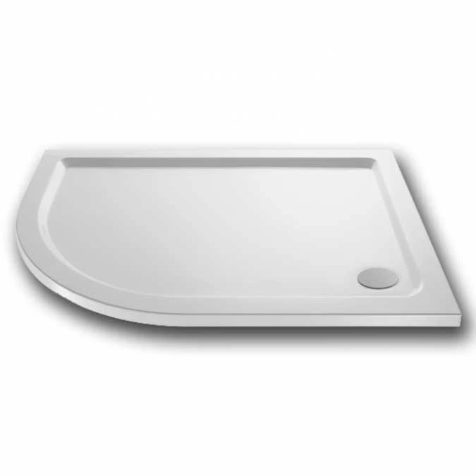 Nuie 1200 X 800 Offset Quadrant Shower Tray LH - FREE Waste 1 Nuie 1200 X 800 Offset Quadrant Shower Tray LH - FREE Waste