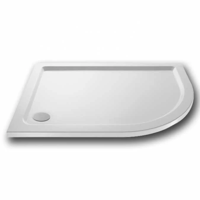 Nuie 1200 X 900 Offset Quadrant Shower Tray RH - FREE Waste 1 Nuie 1200 X 900 Offset Quadrant Shower Tray RH - FREE Waste