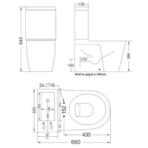 Combi 2-in-1 WC And Basin - Kartell 3 Combi 2-in-1 WC And Basin - Kartell - Image 3