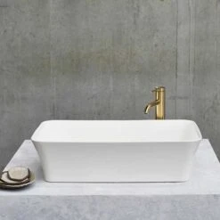 Clearwater Palermo ClearStone Countertop Basin - 550 X 350 - B3CCS -Lumibath Shop Palermo Basin