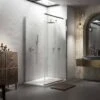 Kudos Pinnacle 8 1000mm Sliding Shower Door - Corner Installation