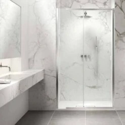 Kudos Pinnacle 8 1000mm Sliding Shower Door For Recess -Lumibath Shop Pinnacle 8 Sliding Shower Door for recess 1