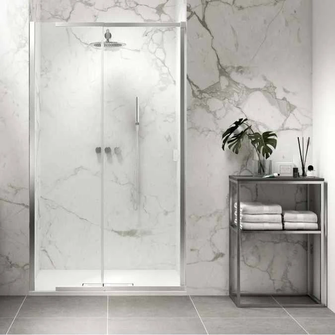 Kudos Pinnacle 8 1000mm Sliding Shower Door For Recess