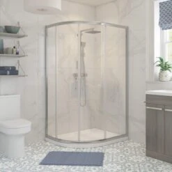 Prime 1200 X 900mm 2 Door Offset Quadrant Shower Enclosure