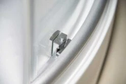 Vidalux Pure E 1000 Shower Cabin 1000 X 1000mm With Triton Electric Shower -Lumibath Shop Pure White Connector