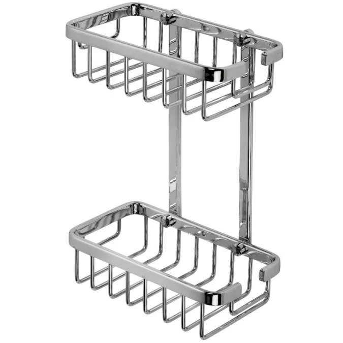 Croydex Premium Two Tier Shower Caddy - 250 X 180 X 105mm - Rust Free 1 Croydex Premium Two Tier Shower Caddy - 250 X 180 X 105mm - Rust Free