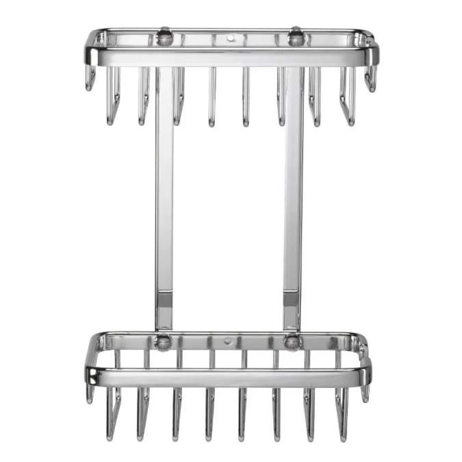 Croydex Premium Two Tier Shower Caddy - 250 X 180 X 105mm - Rust Free 3 Croydex Premium Two Tier Shower Caddy - 250 X 180 X 105mm - Rust Free - Image 3