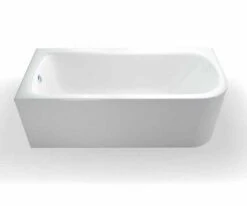 ClearGreen Viride 1700 X 750mm Offset Reinforced Single Ended Bath