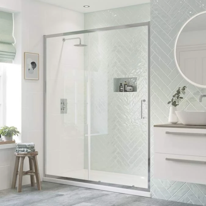 Relax 1400mm Sliding Shower Door 2 Relax 1400mm Sliding Shower Door - Image 2