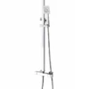 Ripley Square Thermostatic Dual Head Shower Set - Chrome - Signature