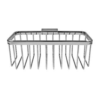 Roman Large Rectangular Chrome Shower Caddy - RSB06 1 Roman Large Rectangular Chrome Shower Caddy - RSB06