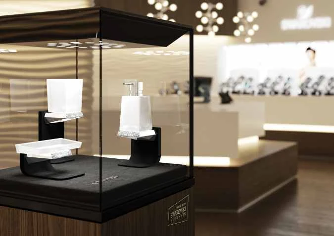 S8 Swarovski - 340mm Towel Rail - Chrome - Origins Living 3 S8 Swarovski - 340mm Towel Rail - Chrome - Origins Living - Image 3