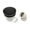 Scudo 90mm Fast Flow Shower Waste Black