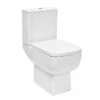 Choices 600 Open Back Close Coupled Toilet & Seat - Scudo