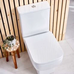 Choices 600 Open Back Close Coupled Toilet & Seat - Scudo -Lumibath Shop SEICENTO PAN SEAT institu3