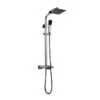 Scudo Elliott Square Dual Head Rigid Riser Shower