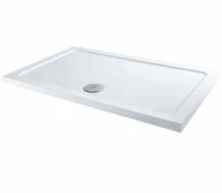 MX Elements 1600 X 760 Anti Slip Rectangular Stone Resin Shower Tray