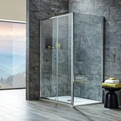 Scudo S6 Sliding Shower Door 1000mm -Lumibath Shop Scudo Sliding Door i6 Shower Enclosure 1 8