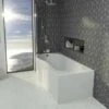 Beaufort Shannon 1500 X 850 Beauforte Reinforced Shower Bath - Left Hand