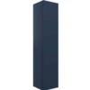 Shetland 350mm Wall Hung 1 Door Tall Unit - Matt Deep Blue