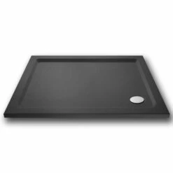 Nuie 1600 X 900 Rectangle Shower Tray Slate Grey - FREE Waste