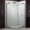 Sommer8 900 X 760mm Single Door Offset Quadrant Shower Enclosure