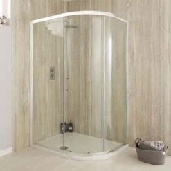 Sommer6 1200 X 800 Single Door Offset Quadrant Shower Enclosure