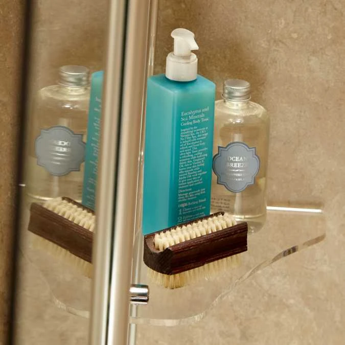 Sommer Extended Square Bath Screen With Fixed Panel 2 Sommer Extended Square Bath Screen With Fixed Panel - Image 2