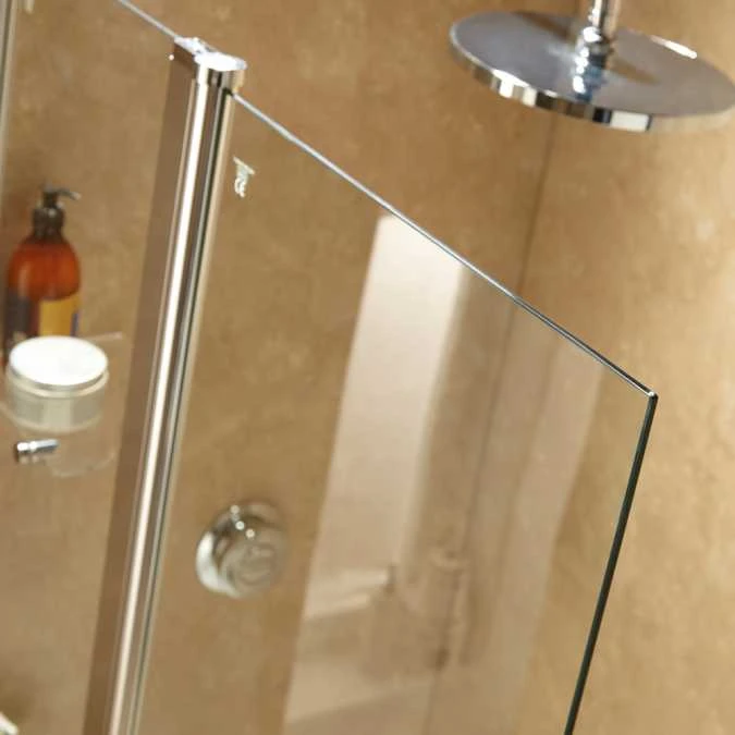 Sommer Extended Square Bath Screen With Fixed Panel 3 Sommer Extended Square Bath Screen With Fixed Panel - Image 3