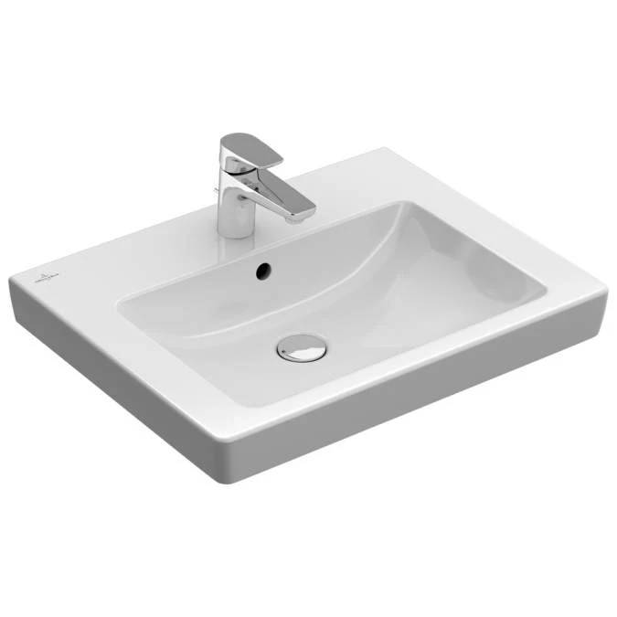 Villeroy & Boch Subway 2.0 Washbasin, 600mm With Overflow 2 Villeroy & Boch Subway 2.0 Washbasin, 600mm With Overflow - Image 2
