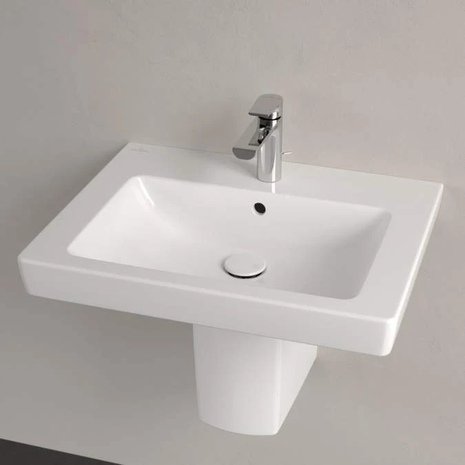 Villeroy & Boch Subway 2.0 Washbasin, 600mm With Overflow 4 Villeroy & Boch Subway 2.0 Washbasin, 600mm With Overflow - Image 4