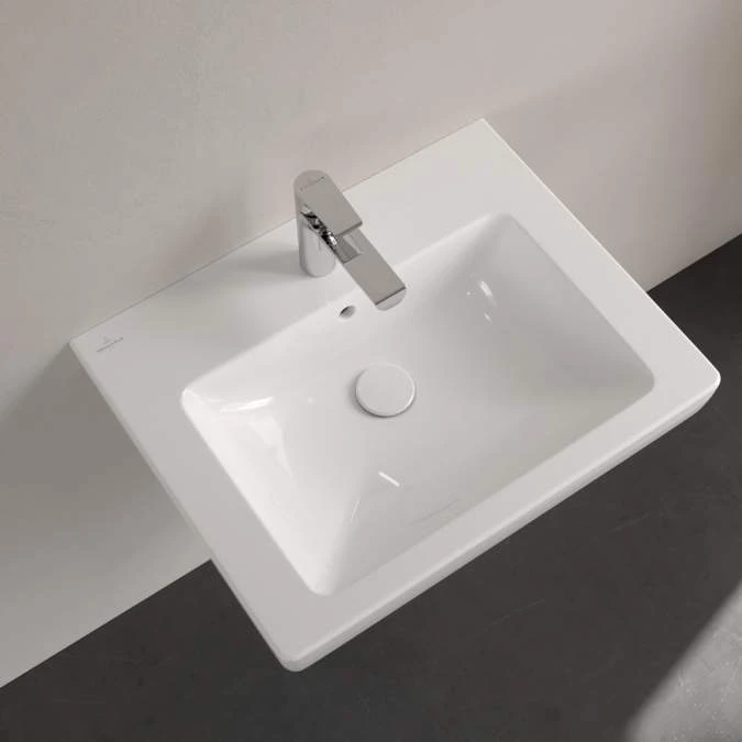Villeroy & Boch Subway 2.0 Washbasin, 600mm With Overflow 5 Villeroy & Boch Subway 2.0 Washbasin, 600mm With Overflow - Image 5