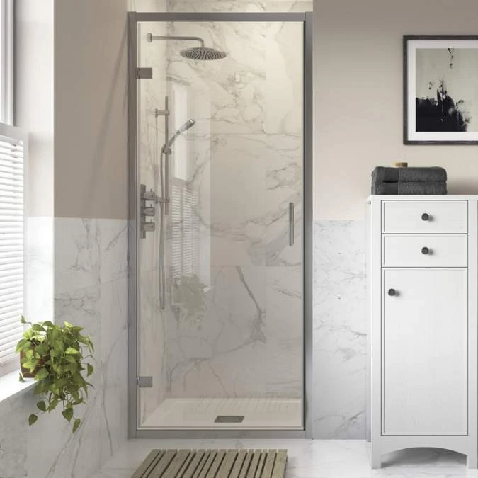 Supreme 900mm Hinged Door Shower Enclosure 1 Supreme 900mm Hinged Door Shower Enclosure