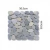 Abacus Pebble Mosaic Floor Tiles - 305 X 305mm Box Of 10 Sheets