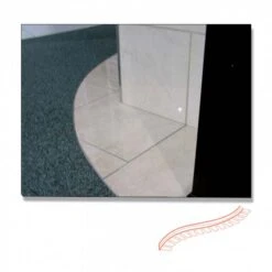 Abacus 10mm Flexible Silver Tile Trim - 2.5m