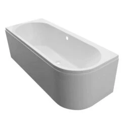 Tissino Angelo 1700 X 700mm Premium Reinforced Double Ended J Bath -Lumibath Shop Tissino Angelo J Bath RH Product 1