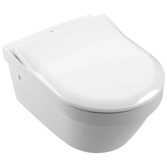 Villeroy & Boch Architectura Washdown Rimless Wall Mounted Toilet Concealed Fixings 1 Villeroy & Boch Architectura Washdown Rimless Wall Mounted Toilet Concealed Fixings