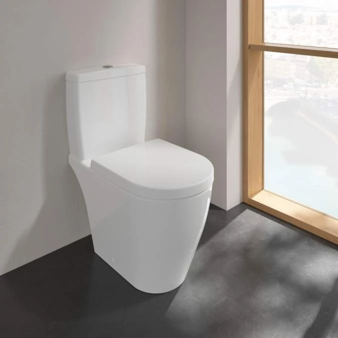 Villeroy & Boch Avento Floorstanding Washdown Rimless Toilet Pan For Close-Coupled Wc 2 Villeroy & Boch Avento Floorstanding Washdown Rimless Toilet Pan For Close-Coupled Wc - Image 2
