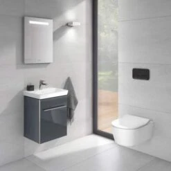 Villeroy & Boch More To See One LED Bathroom Mirror 450 X 600mm -Lumibath Shop VB MORE TO SEE 450X600 LIGHT UP 3