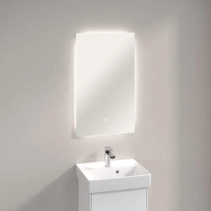 Villeroy & Boch More To See Lite Rectangle LED Bathroom Mirror 450 X 750mm 2 Villeroy & Boch More To See Lite Rectangle LED Bathroom Mirror 450 X 750mm - Image 2