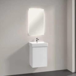 Villeroy & Boch More To See Lite Rectangle LED Bathroom Mirror 450 X 750mm 10 Villeroy & Boch More To See Lite Rectangle LED Bathroom Mirror 450 X 750mm -Lumibath Shop VB MORE TO SEE 450x750 RECTANGLE 5