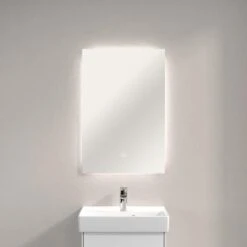 Villeroy & Boch More To See Lite Rectangle LED Bathroom Mirror 500 X 750mm 8 Villeroy & Boch More To See Lite Rectangle LED Bathroom Mirror 500 X 750mm -Lumibath Shop VB MORE TO SEE 500x750 RECTANGLE 3